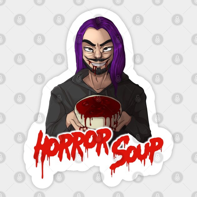 Horror Soup Main Cover Sticker by Horror Soup Podcast